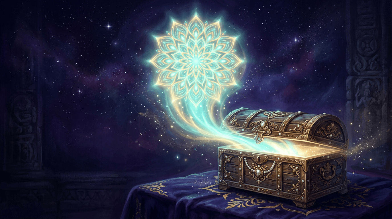 Съкровището — вътрешно изобилие, светлина и отворен поток към изобилието във всяка сфера